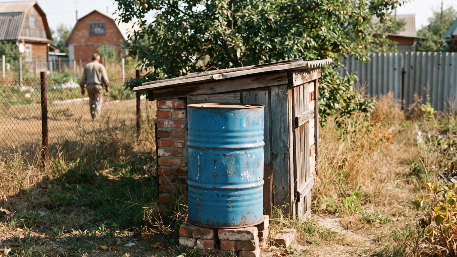 Бочка металлическая, 200 литров