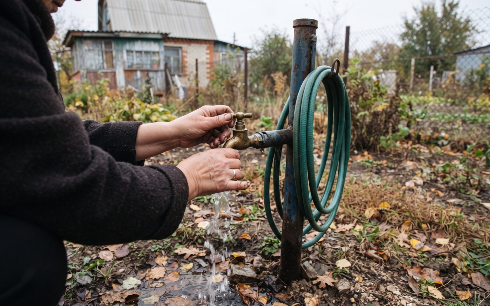 Водопровод закрываем 15 октября: слейте воду из своих труб
